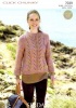 Knitting Pattern - Sirdar 7039 - Click Chunky - Sweater